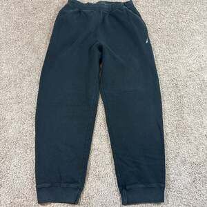 Nautica Jogger Sweatpants Mens Large Black Fleece Lounge Athletic Pants EUC